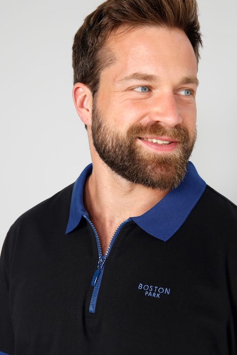 Boston Park Poloshirt, Halbarm, farbige Bündchen, bis 72/74