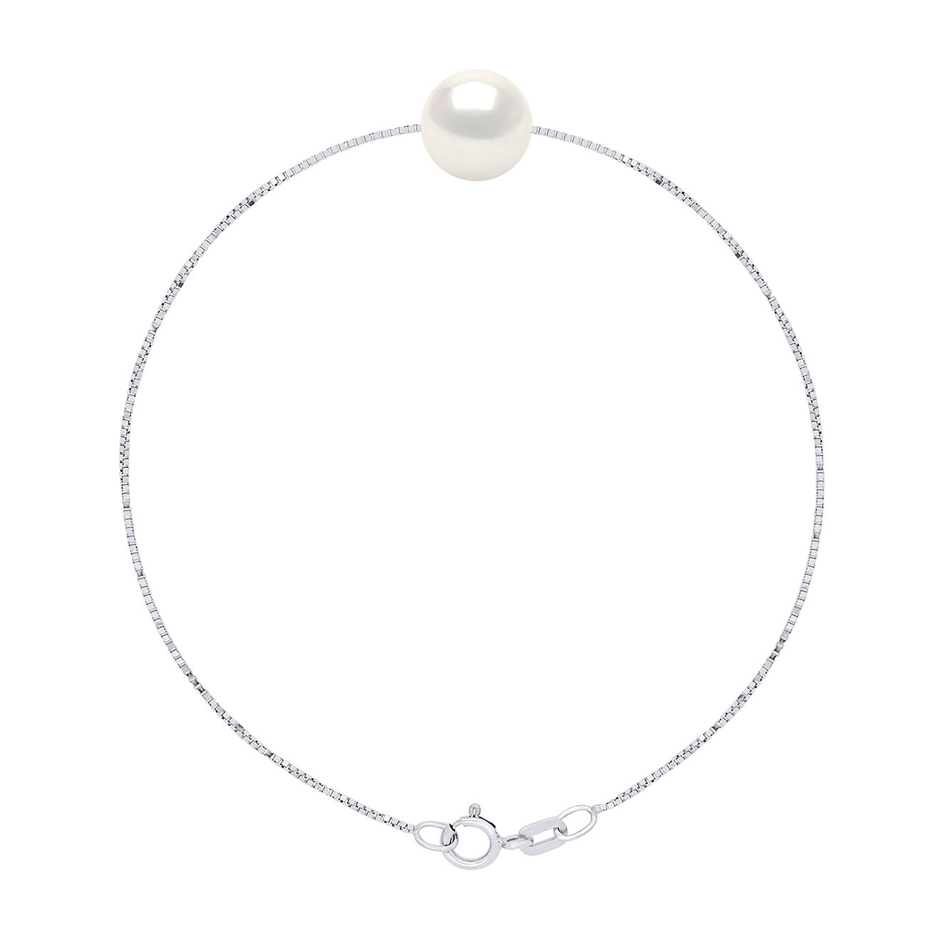 Pearl Addict Bracelet Ariane Argent & Perle d'Eau Douce blanche
