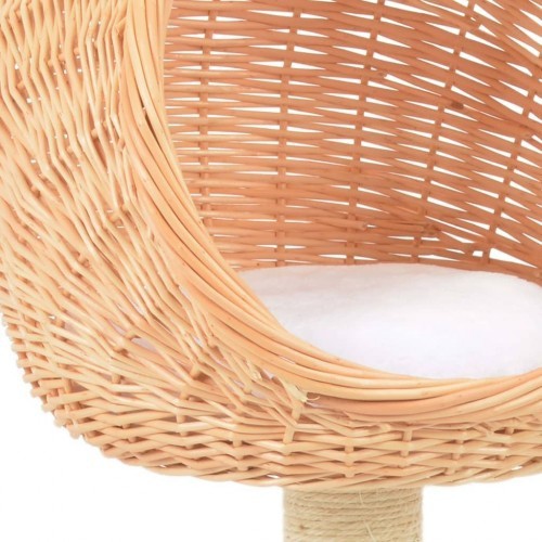 Arranhador para Gatos vidaXL Willow, Cor Natural