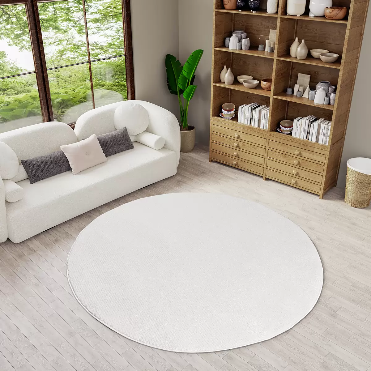 Teppich Pearl weiss