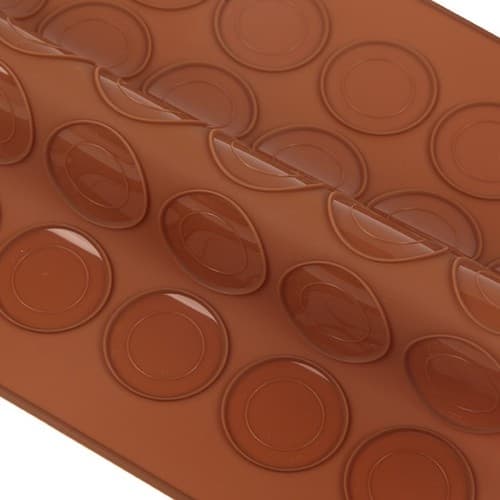 Macaron Kakeform i Silikon / Form - 48 plasser