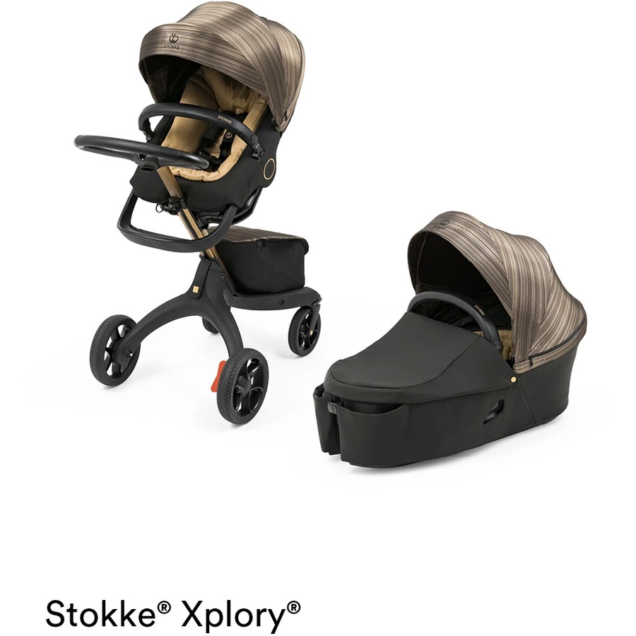 STOKKE® Kinderwagen Xplory® X inklusive Tragewanne Limited Gold Edition