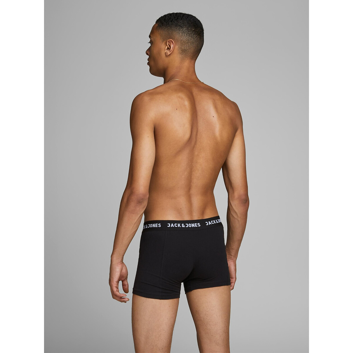 JACK & JONES<br>Conjunto de 7 cuecas boxer lisas