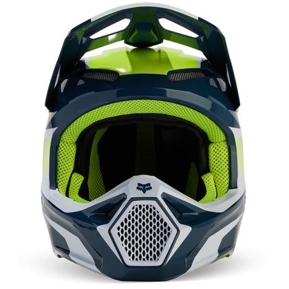 Casque cross Fox V1 - FLORA 2024 - Bleu