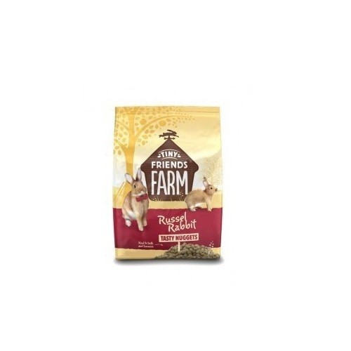 Deliciosos grânulos Russel Rabbit para coelhos.
