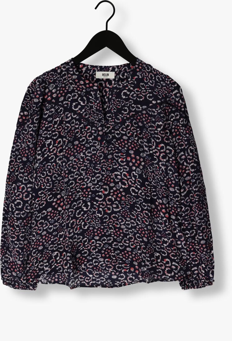 MOLIIN blauwe moliin blouse julia