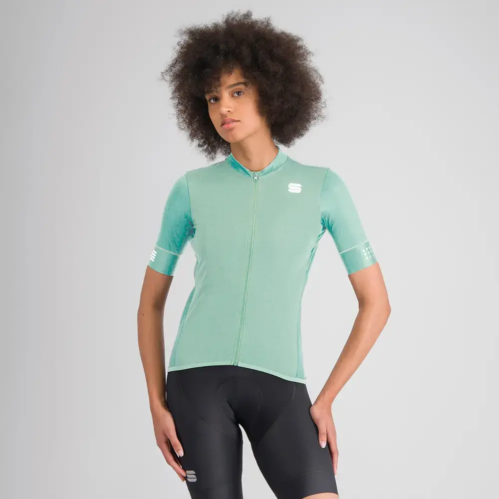 Sportful SRK Fietsshirt Korte Mouwen Groen Dames