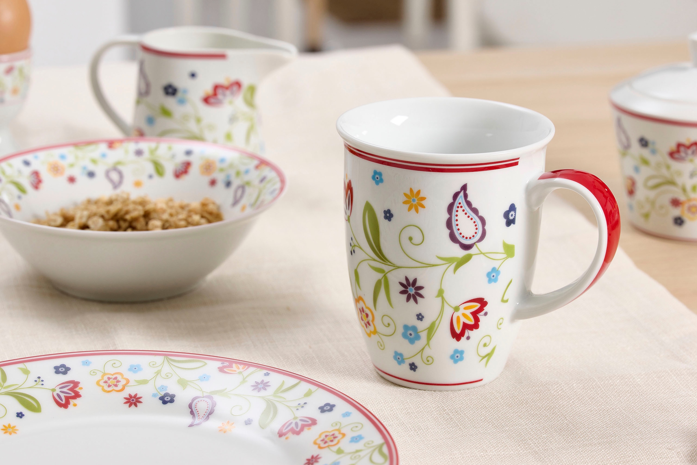 Ritzenhoff & Breker Becher »Doppio Shanti, 6-teilig« Paisley-Blüten-Dekor