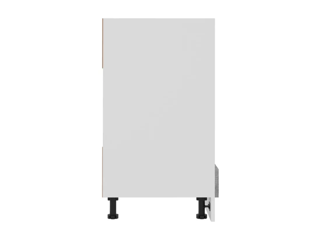 Armoire à four Sonoma gris 60x46x81,5 cm Bois d'ingénierie