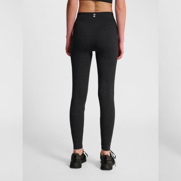 Hummel Dame Lange tights Pulse Logo MW Tights Sort