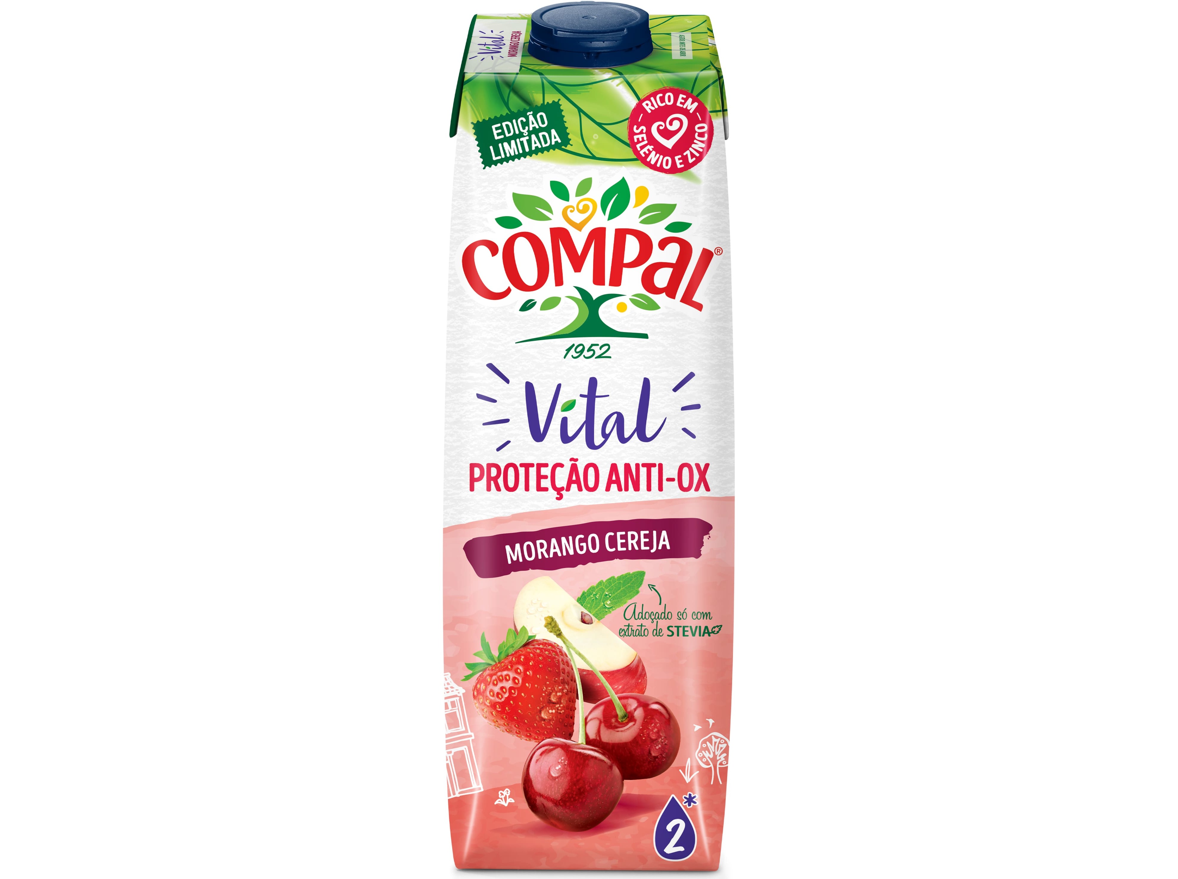 NÉCTAR COMPAL VITAL MORANGO CEREJA 1L