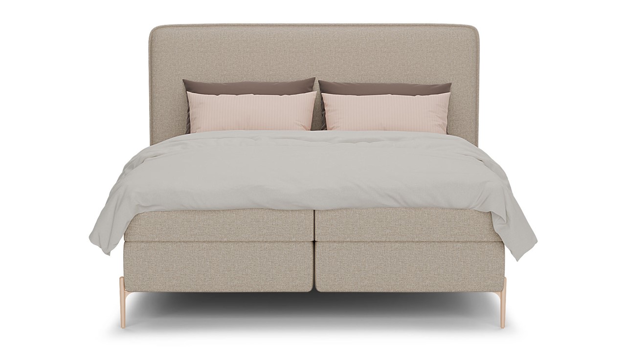 Boxspring Quartz - Linen touch beige
