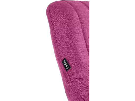 Tabouret de bar - Tissu & Noir - Violet - Milet