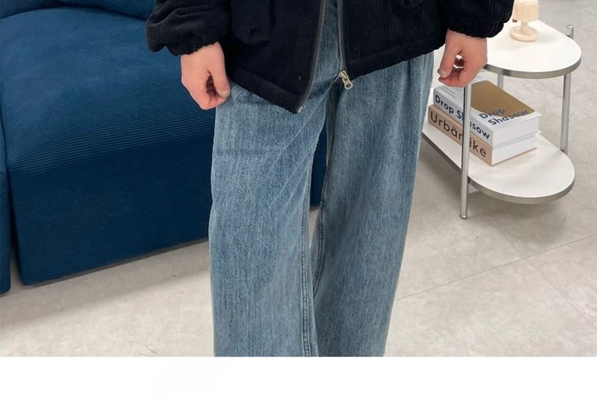 SeoulPop - Unisex Corduroy Gewatteerde Jas