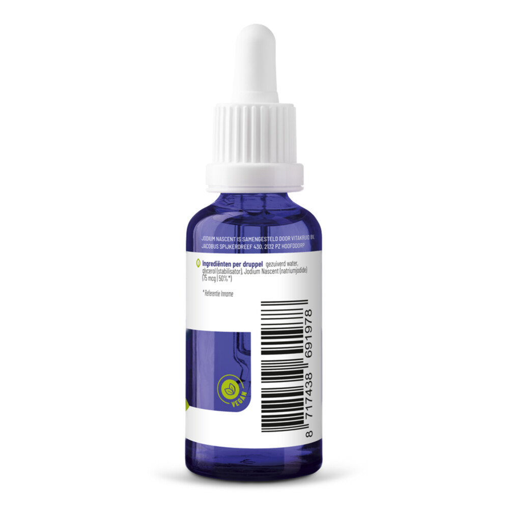 Vitakruid Jodium druppels 75 mcg30 ml
