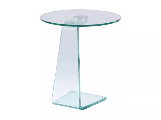 Table d'appoint en verre trempé - ERVILA