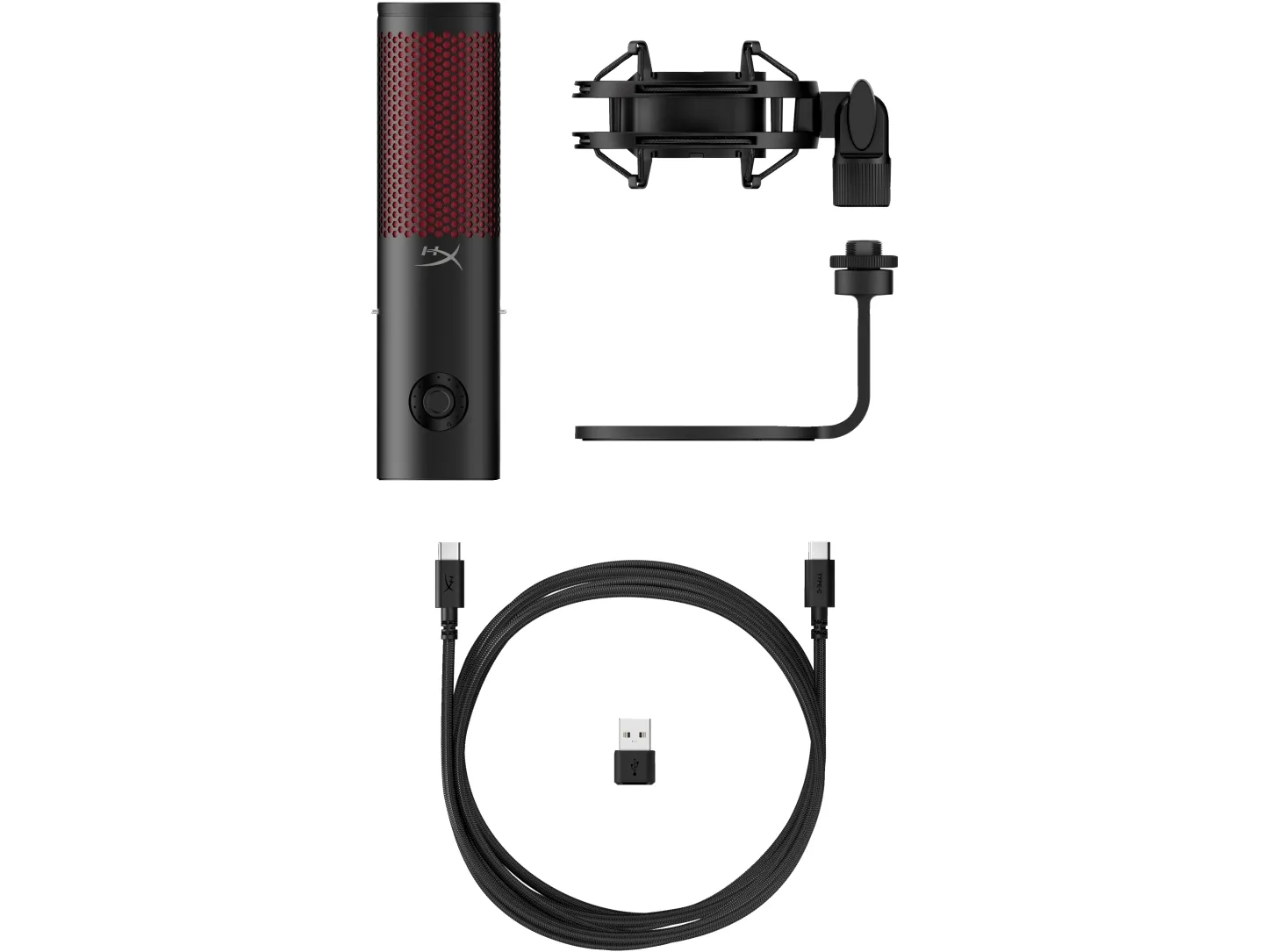 HyperX QuadCast 2 - Mikrofon - USB - sort