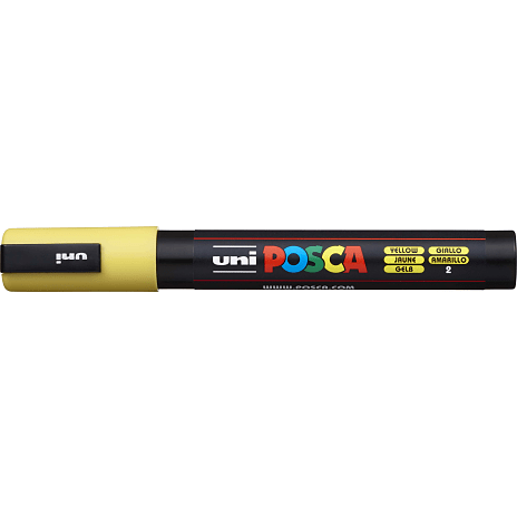 Posca PC5M vandbaseret tusch - gul