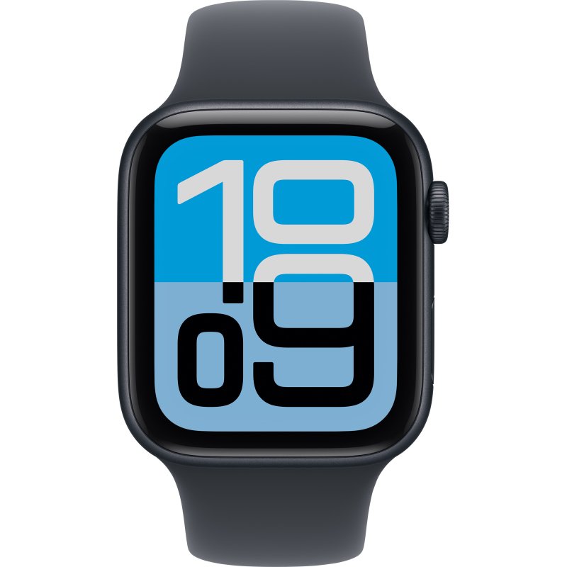 Apple Watch SE (3nd generation) OLED 44 mm Numérique 368 x 448 pixels Écran tactile Noir Wifi GPS (satellite)