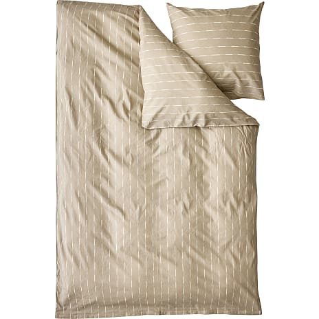 Salling sengetøj 140x200 cm - strib beige