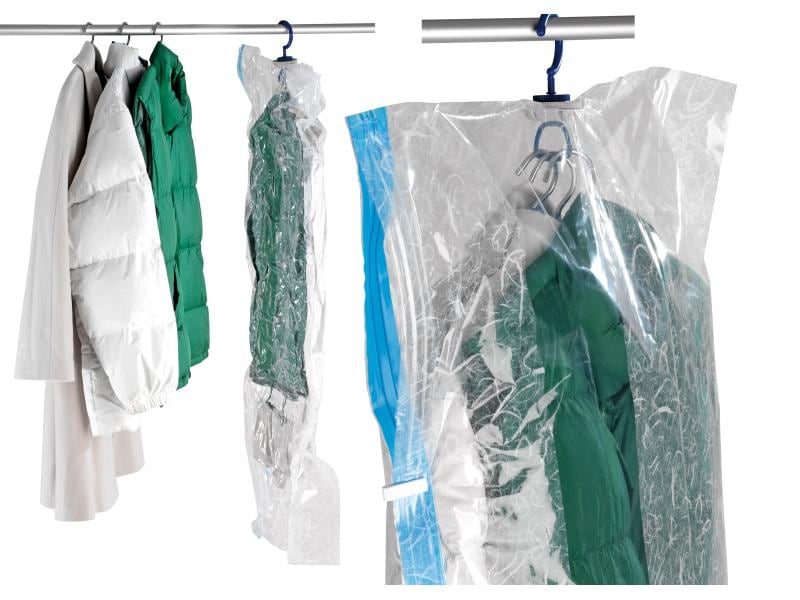 Wenko Vakuumbeutel Kleidersack System XL 70 cm x 145 cm, 1 Kleidersack System