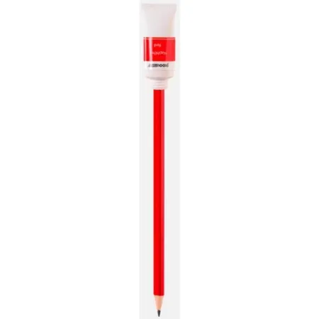BRUNNEN Bleistift mit Radierer Farbtube, 1 Stück, 4-fach sortiert