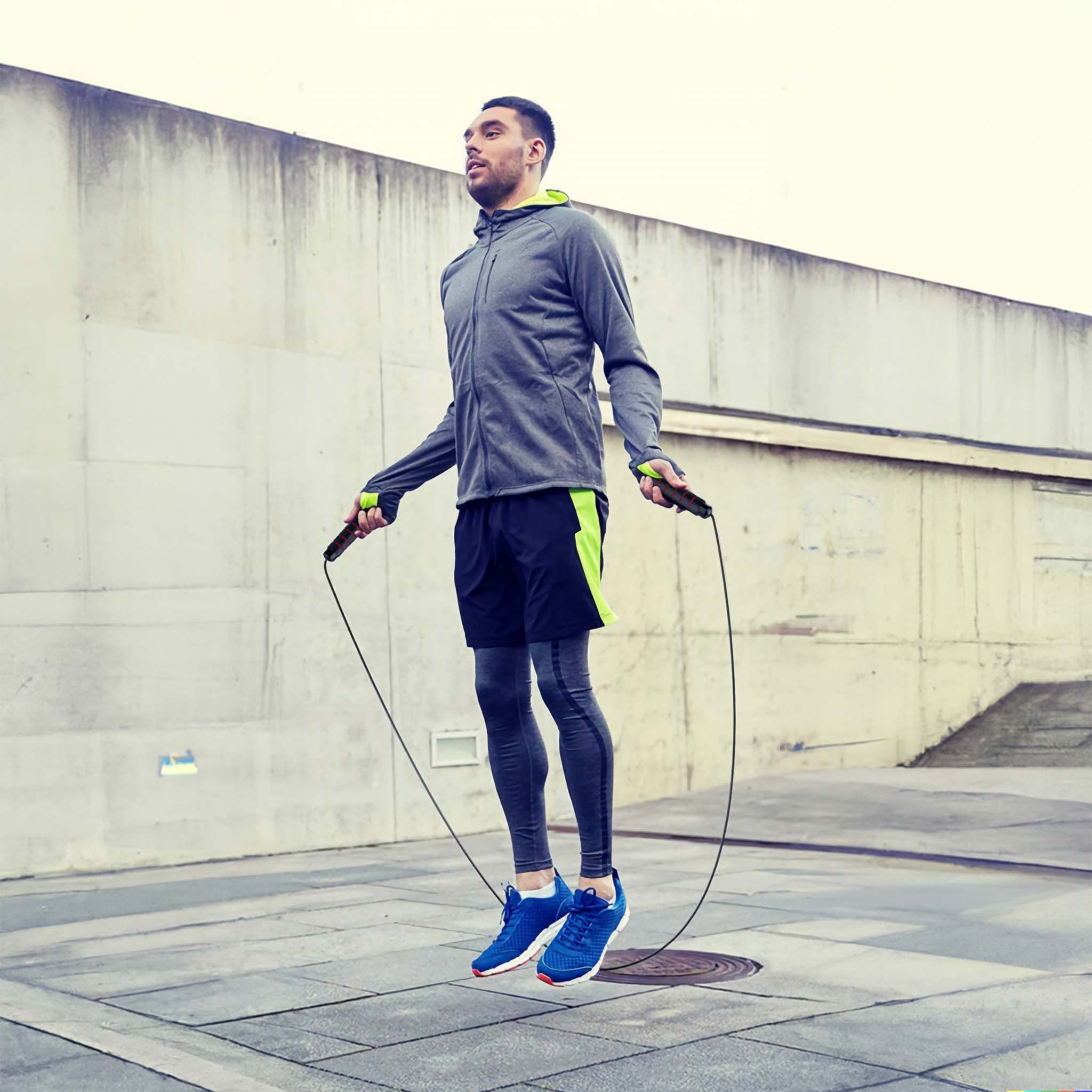 SHAPEVITAL Springseil Vital-Fit | 250cm verstellbar | rutschfeste Griffe