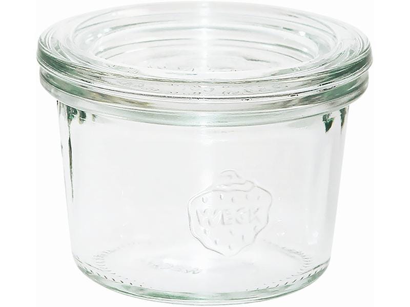 Weck Einmachglas 80 ml, 24 Stück Einmachgläser Set mit Deckel