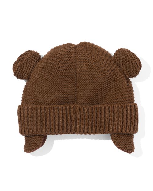 bonnet pour bébé chien marron