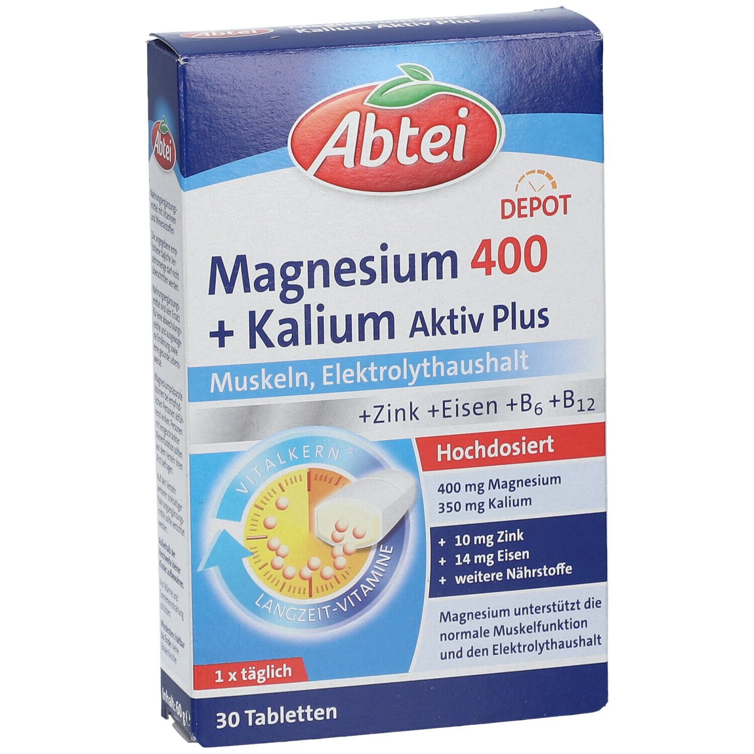 Abtei Magnesium 400 + Kalium Aktiv Plus