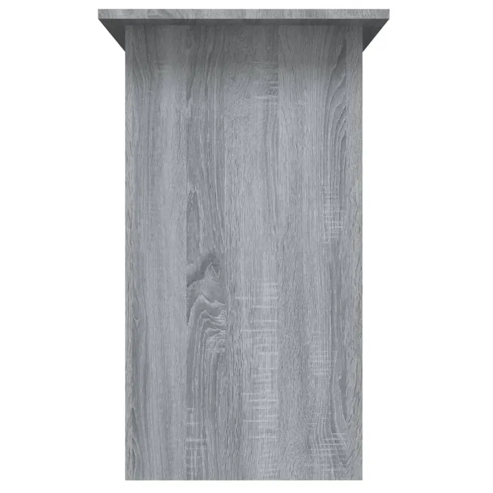 vidaXL - Bureau - Grijs - Bewerkt hout