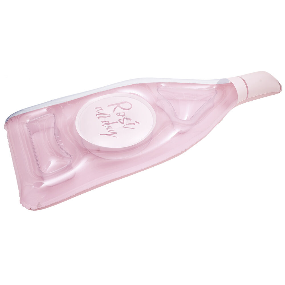 Matelas gonflable bouteille Rosé all day