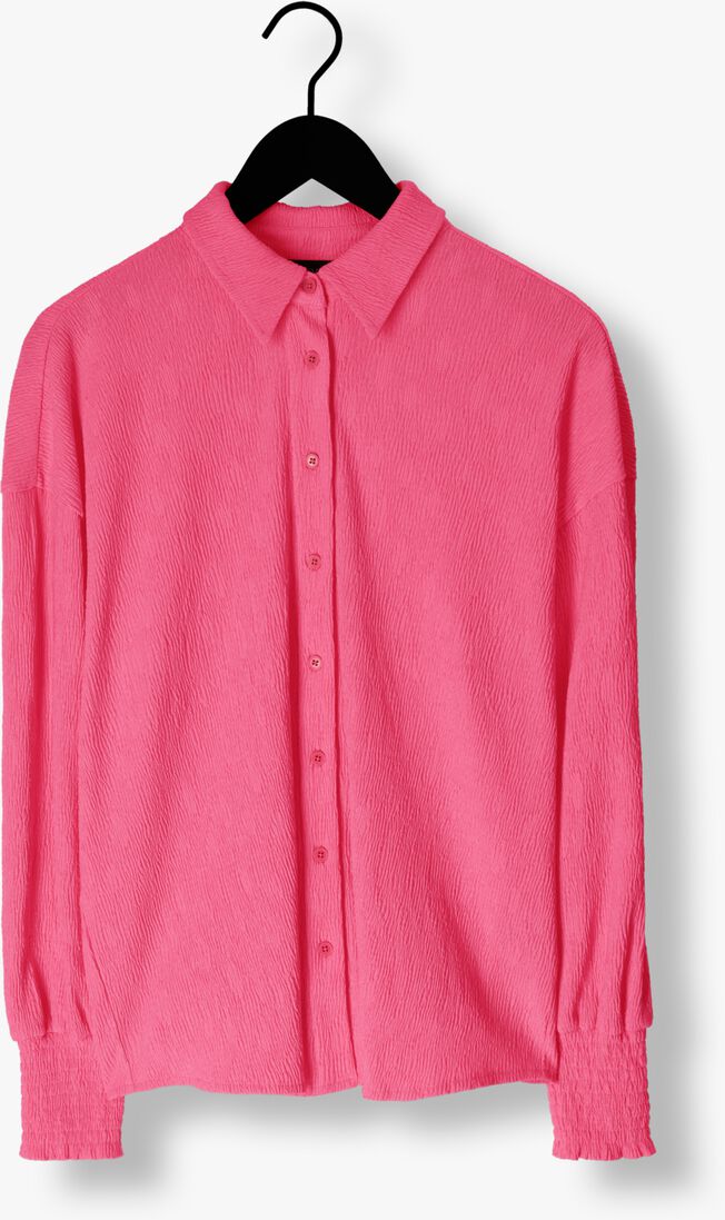 ALIX THE LABEL fuchsia alix the label blouse ladies woven oversized plisse blouse