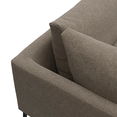 Hallsberg venstrevendt sofa med pufafslutning