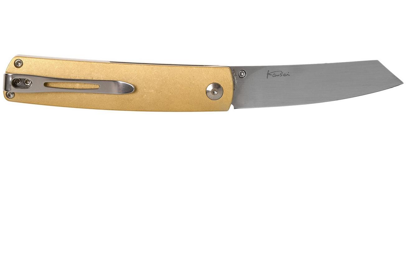 Böker Plus Tenshi Brass 01BO328 zakmes, Kansei Matsuno design