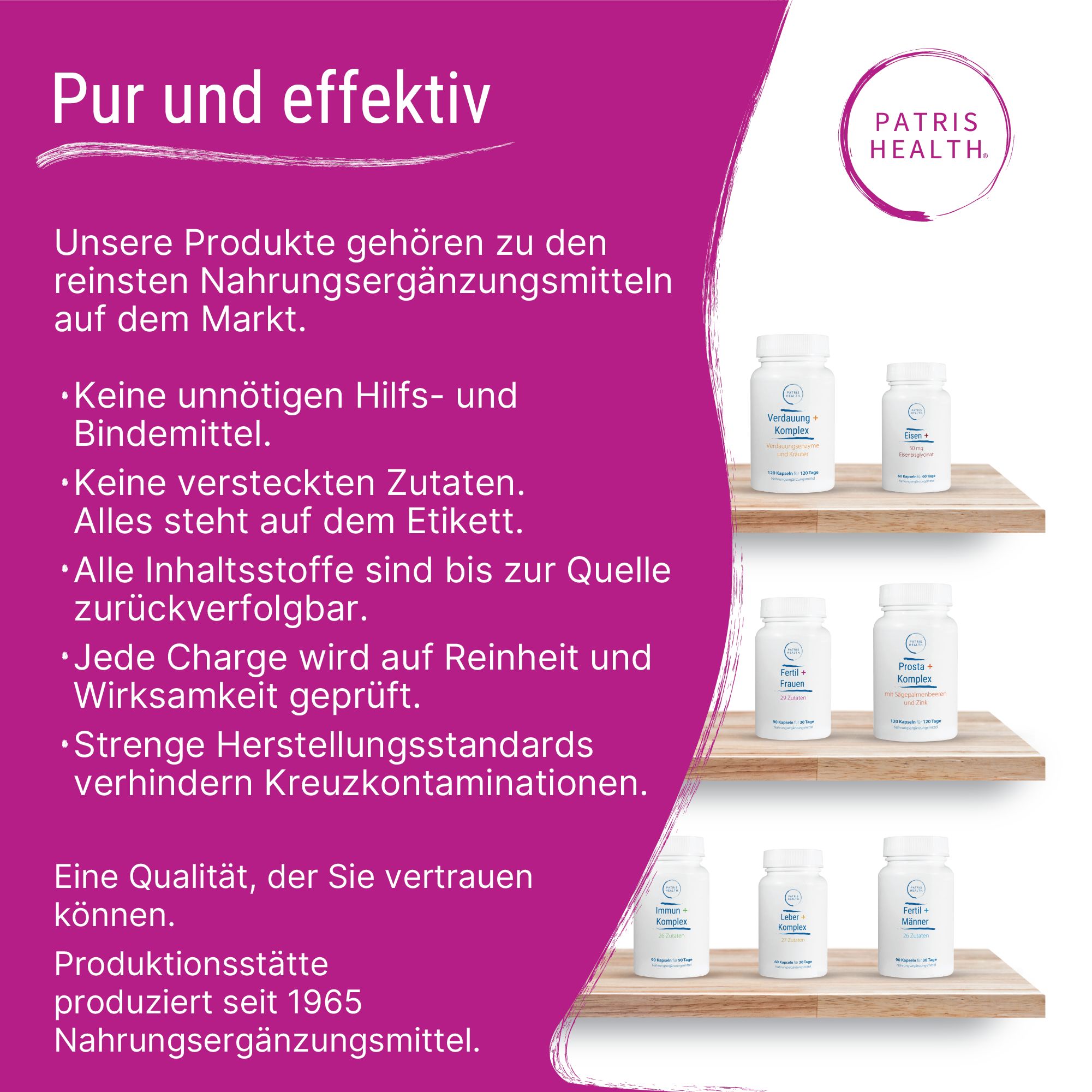 Patris Health® Fertil+ Frauen