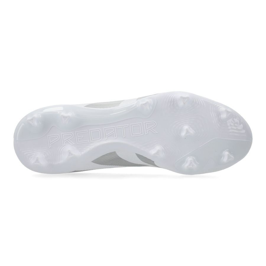 adidas Predator League Laceless FG/AG Polar Victory - Blanc/Argenté/Bleu