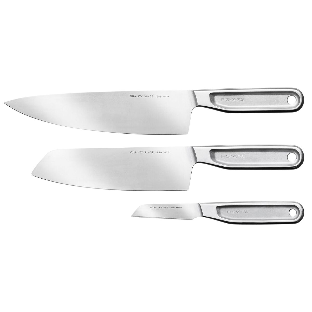 Fiskars Knivsett All Steel 3-Deler