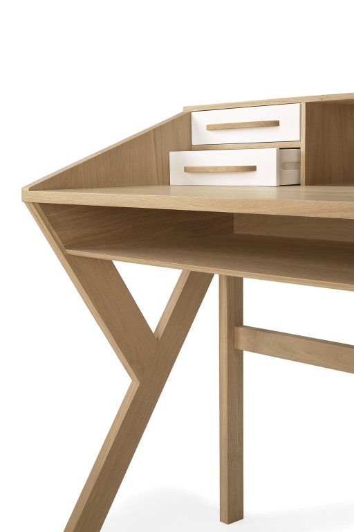 Ethnicraft Origami bureau 135x55 cream