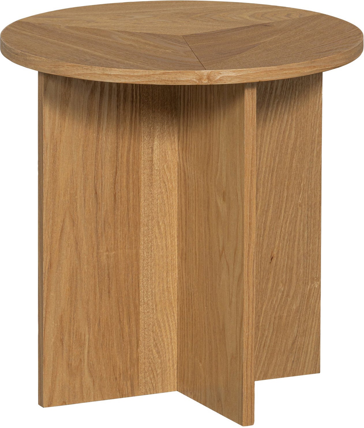 WOOOD bijzettafel Lina naturel D 45 H 45 cm 2 stuks
