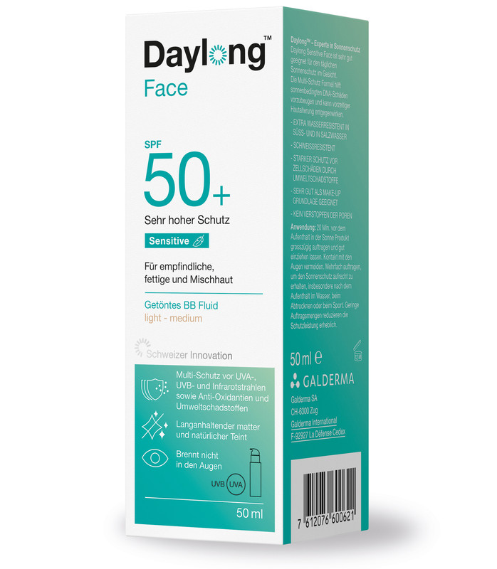 DAYLONG Sensitive Face getöntes BB Fluid SPF 50  50 ml