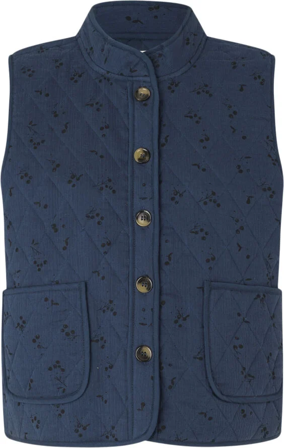 Lollys Laundry CairoLL Vest Dark blue