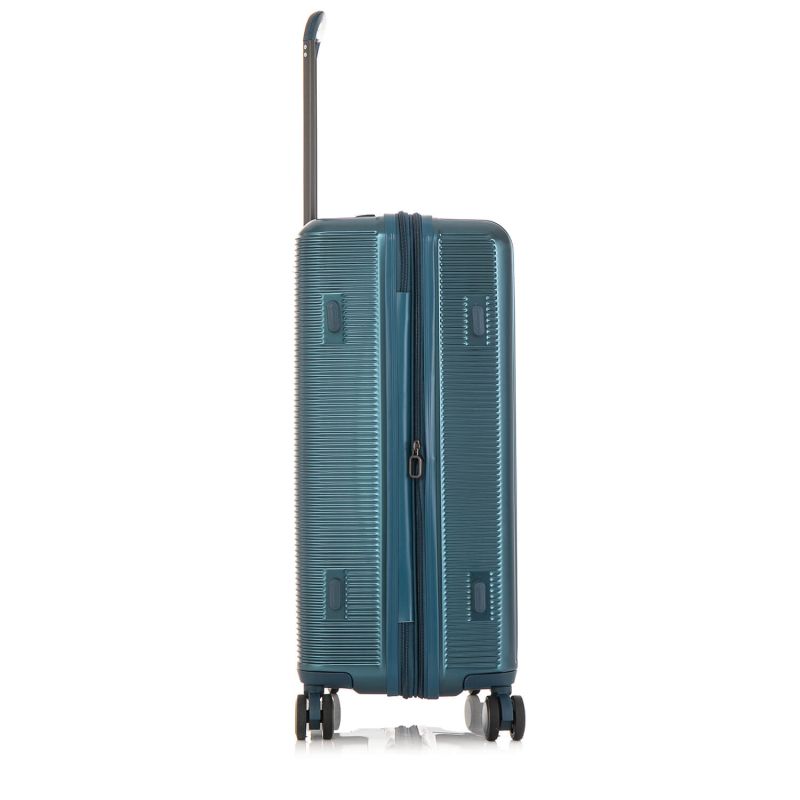 Lot de 2 valises rigides Tori Extensibles 77 et 54 cm Bleu