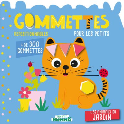 Mon P'Tit Hemma Gommettes pour les petits - Les Animaux du Jardin