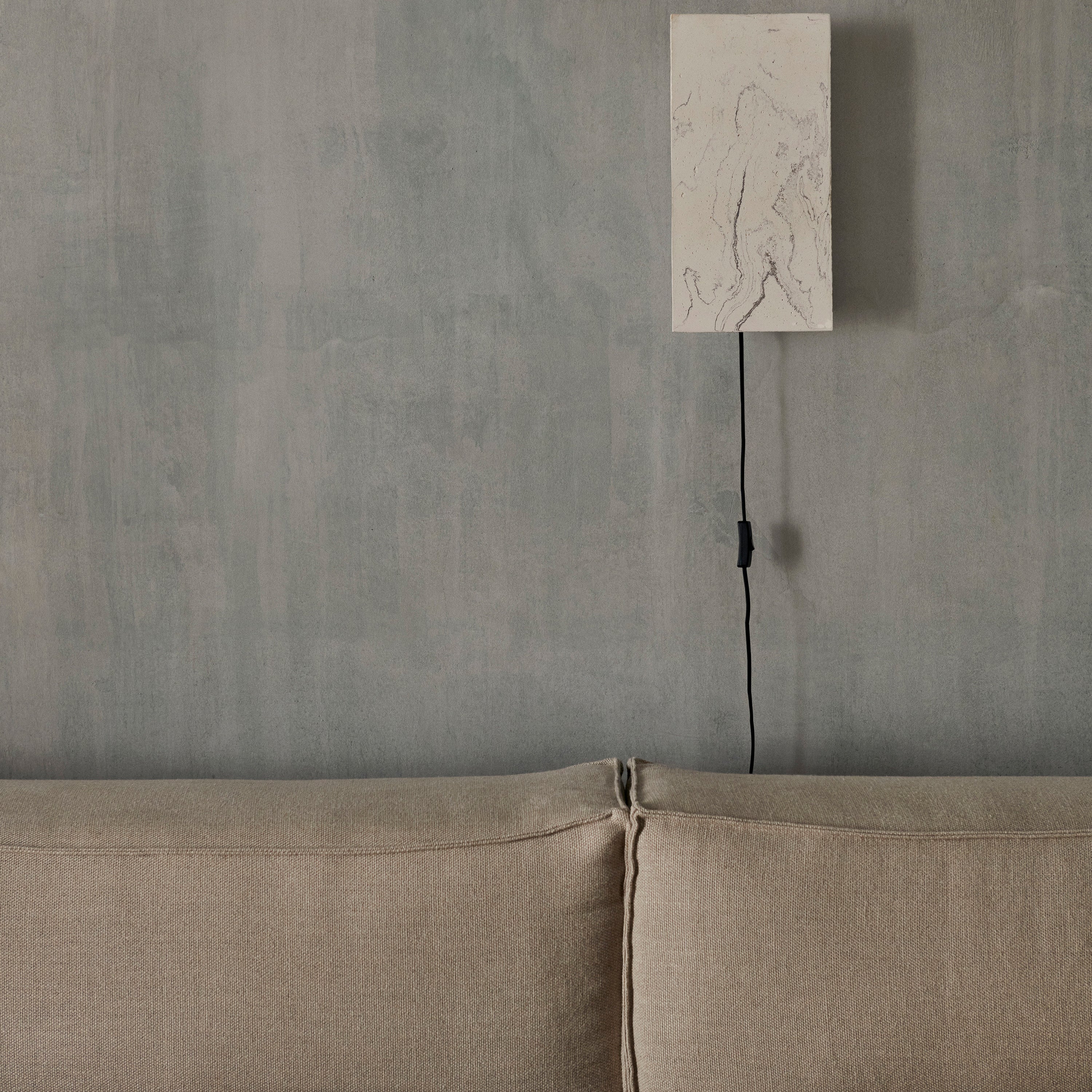 Ferm Living Argilla Wandamp - Marble White