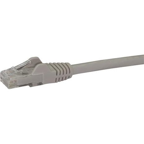 StarTech.com Câble réseau Cat6 Gigabit UTP sans crochet de 50cm - Cordon Ethernet RJ45 anti-accroc - M/M - Gris