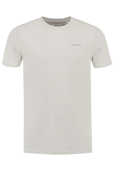 Pure Path beige heren t-shirt