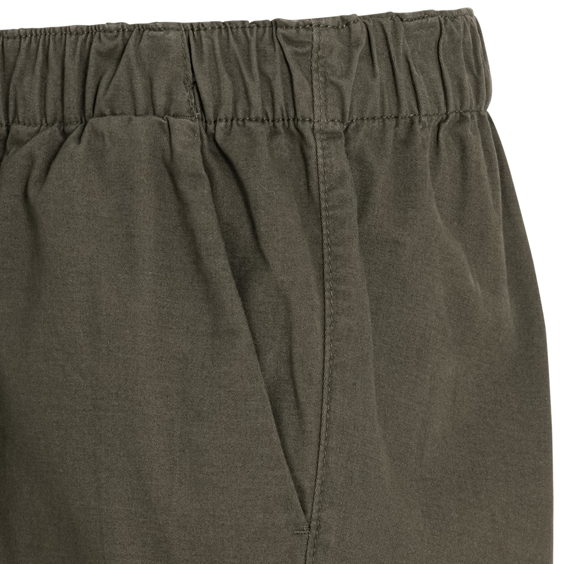 Jonas Nielsen Herren Shorts mit Elastikbund oliv