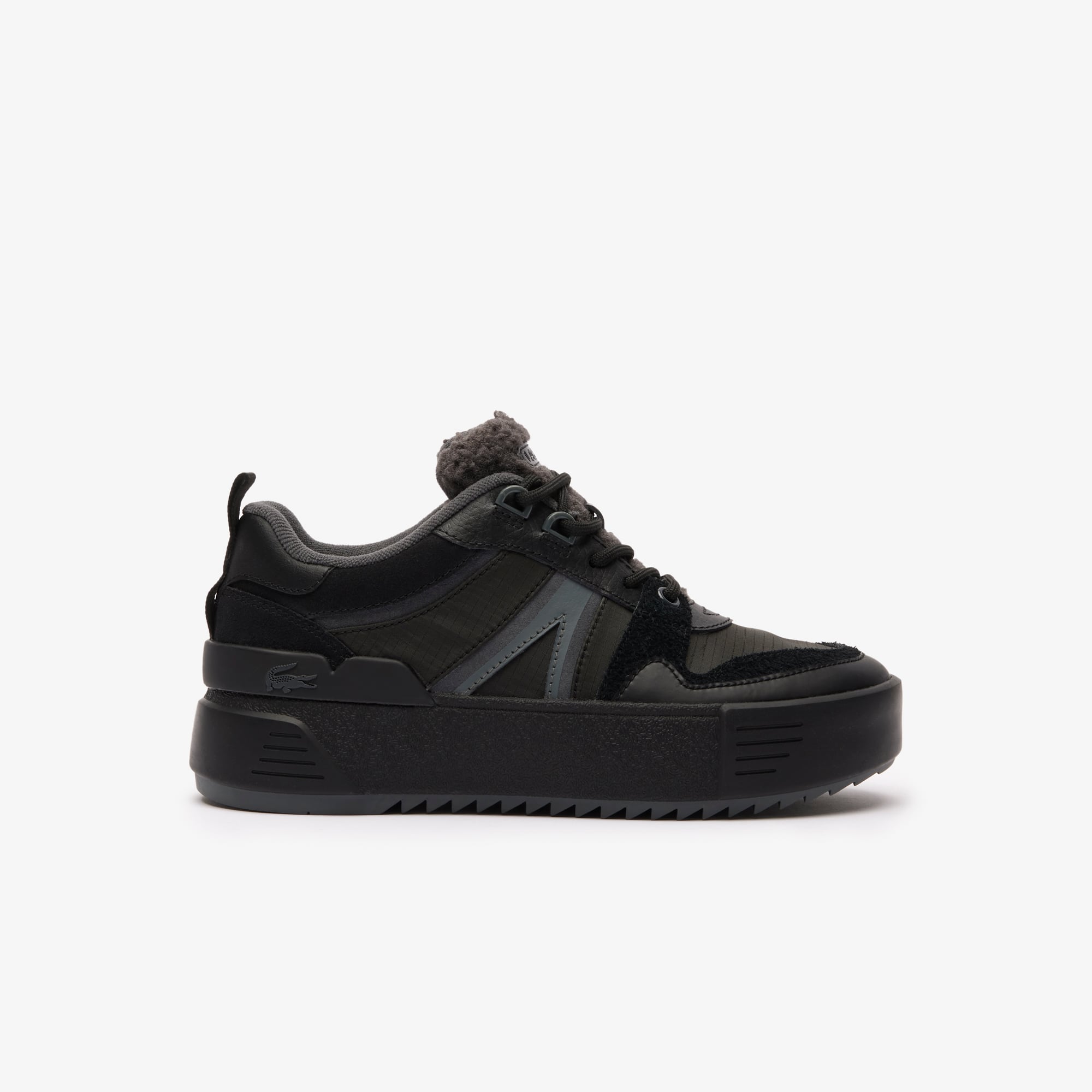 Sneakers Outdoor L002 Winter femme en cuir Outdoor - Noir - Lacoste - Femme