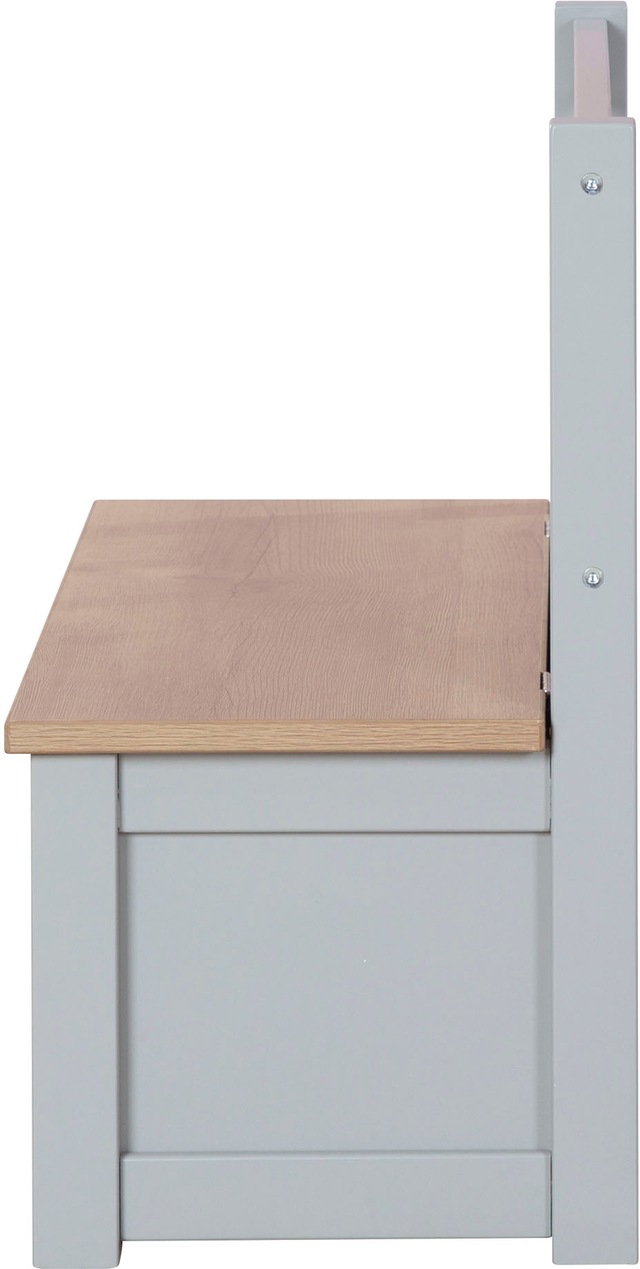 roba® Truhenbank »Woody, natur & taupe« aufklappbar